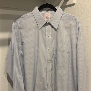 Brooks Brothers Blue Striped Dress Shirt